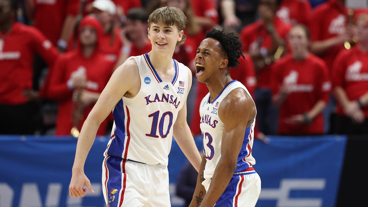 Gonzaga vs. Kansas Odds, Opening Spread, Predictions for 2024 NCAA Tournament article feature image