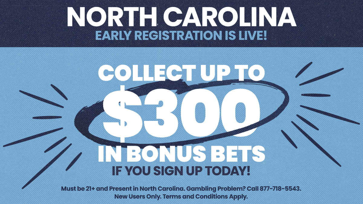 Sign Up at FanDuel in North Carolina, Get Up to $300 in Bonus Bets on March 11!