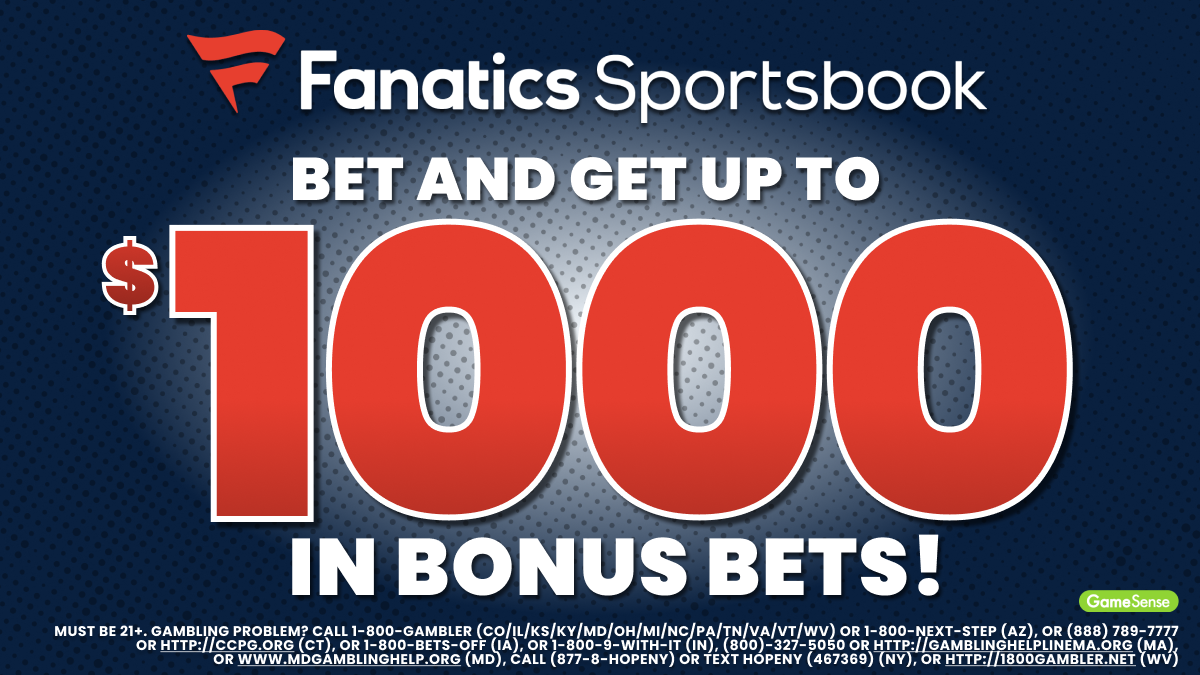 Bet on Any Game and Get Up to $1,000 in Bonus Bets!