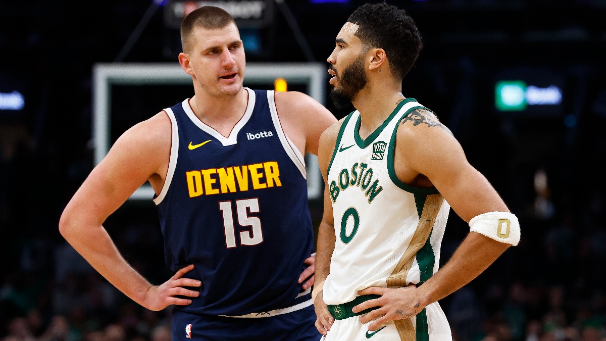 NBA Title Odds: Celtics, Nuggets Favored to Win Larry O’Brien Trophy article feature image