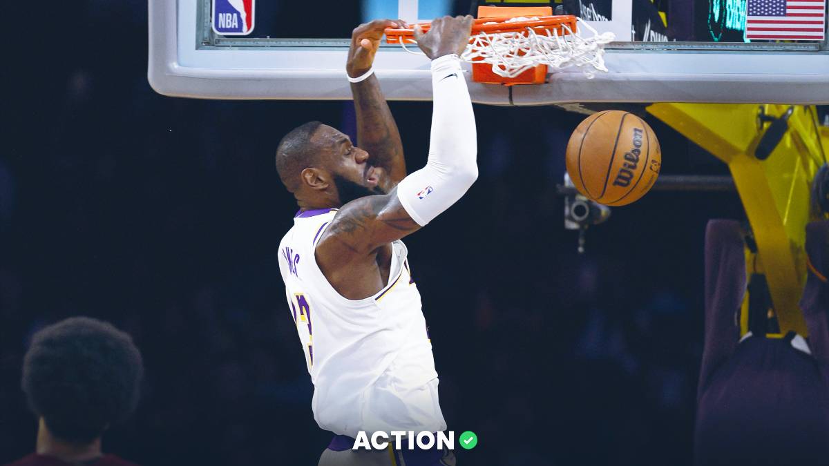 Warriors vs Lakers Player Prop Pick: How to Bet LeBron James (Tuesday, April 9) article feature image