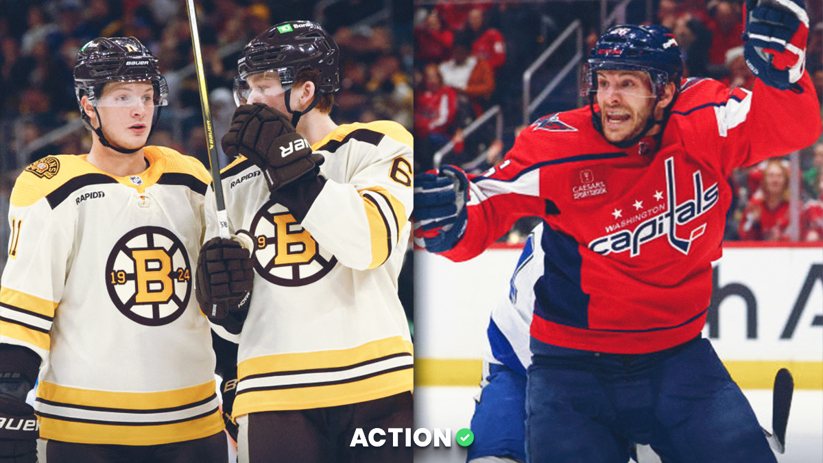 NHL Odds, Preview, Prediction: Bruins vs Capitals (Monday, April 15) article feature image