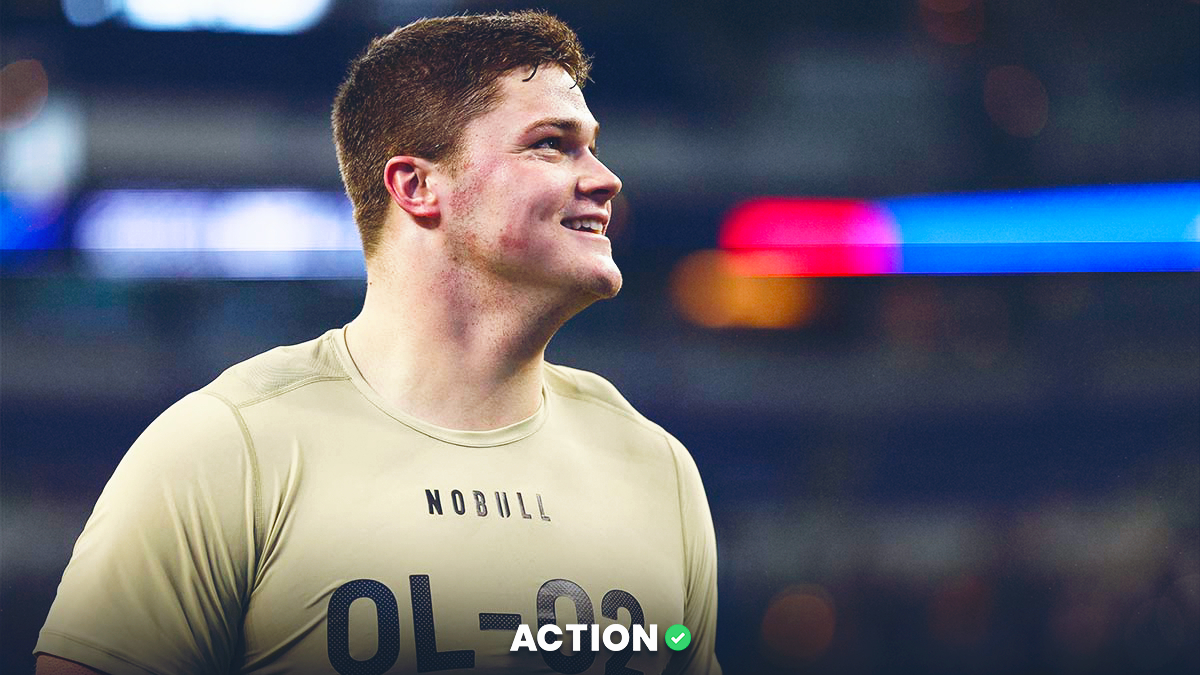 2024 NFL Draft Odds, Betting Lines: Joe Alt Emerges as Favorite for No. 7 Pick article feature image