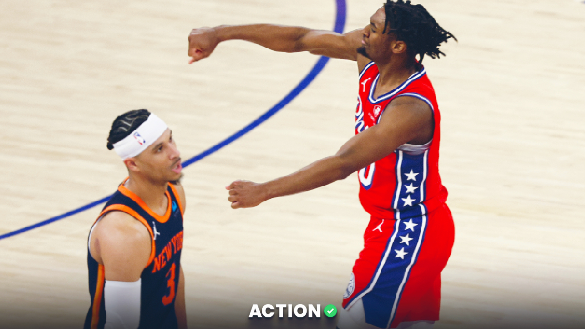 NBA Says Tyrese Maxey Was Fouled to Close Game 2 of 76ers vs Knicks article feature image