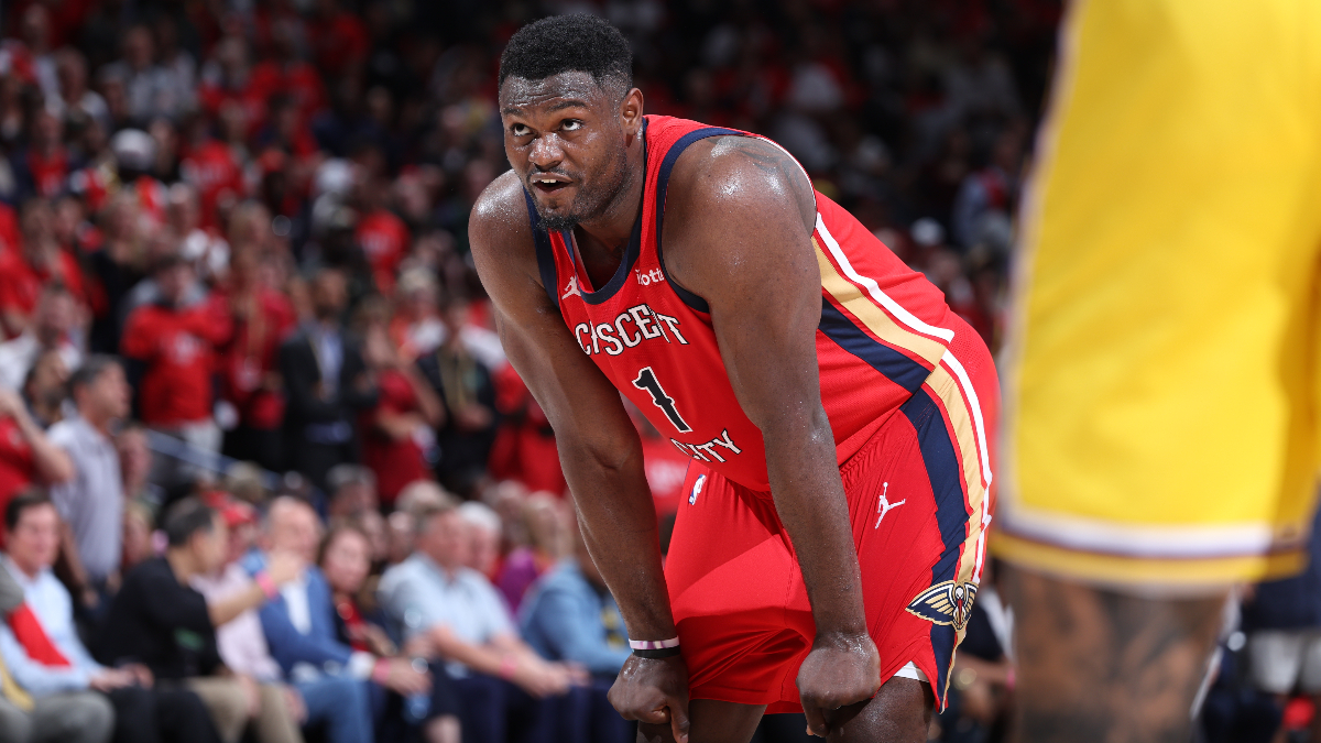Zion Williamson Injury Causes Concern for Pelicans NBA Playoff Chances article feature image