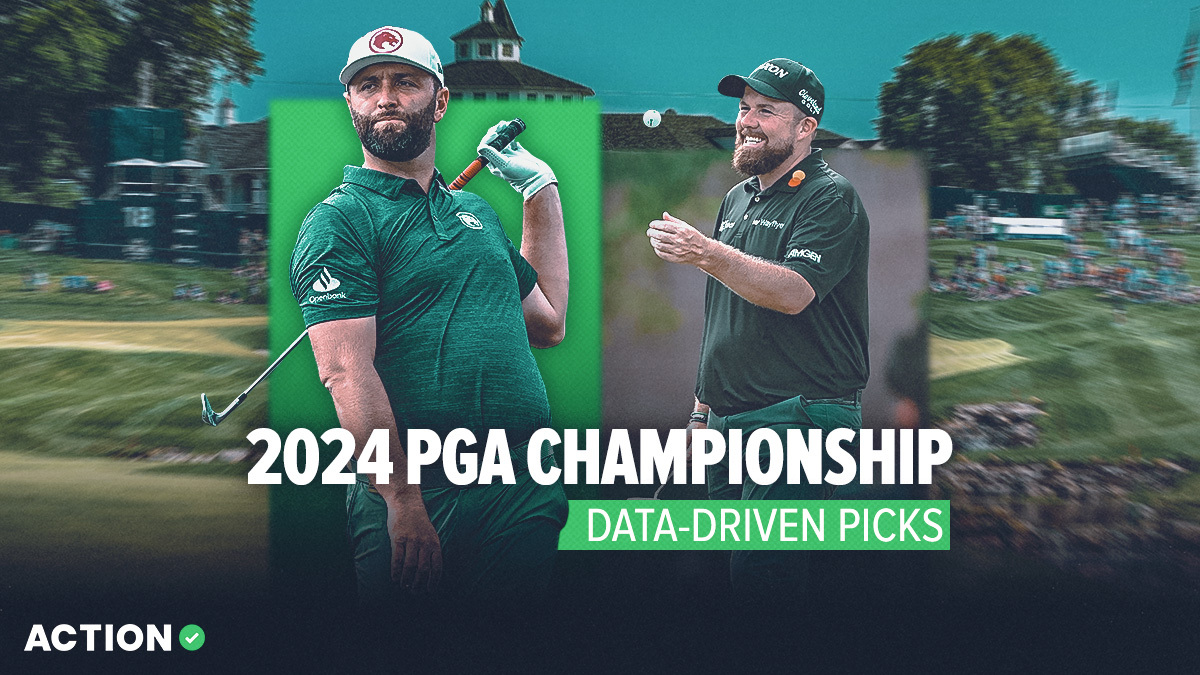 2024 PGA Championship Data-Driven Picks: Bets for Jon Rahm, Shane Lowry & More article feature image