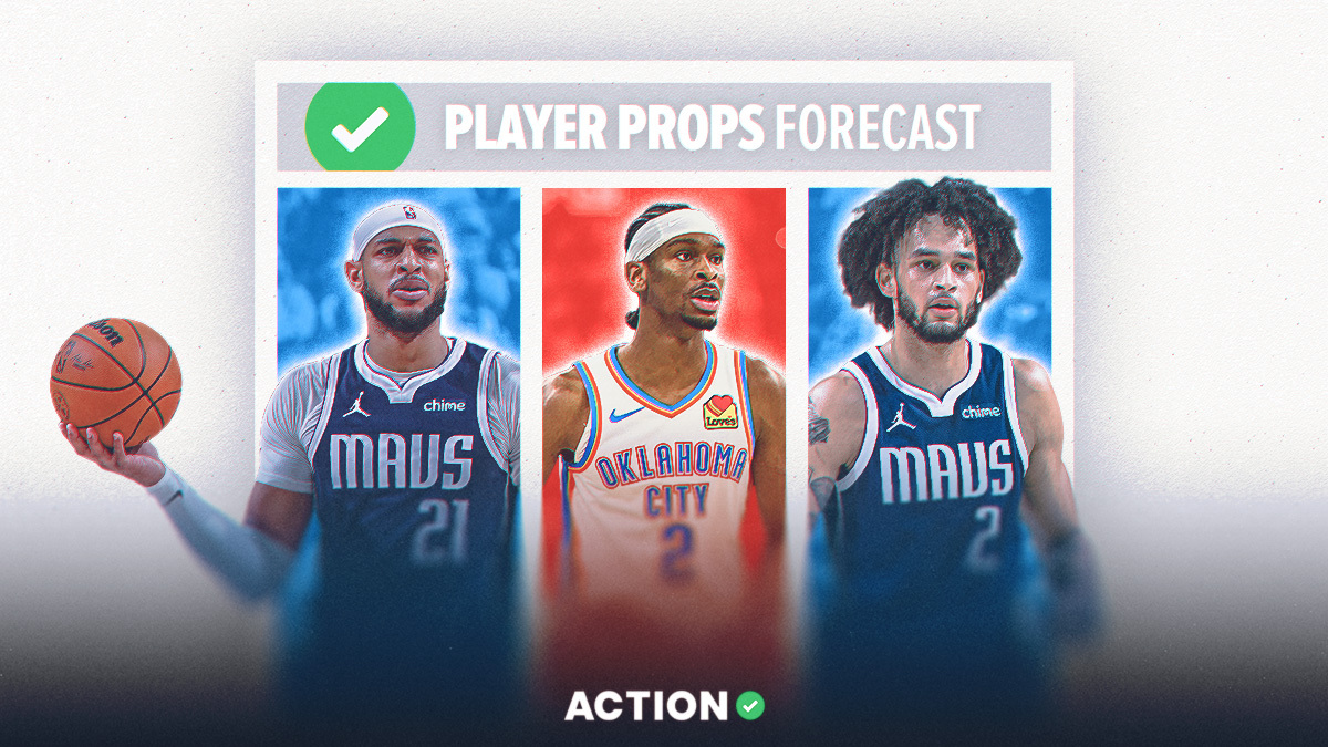 NBA Player Prop Forecast: How to Bet Shai Gilgeous-Alexander & More in Thunder vs. Mavericks article feature image