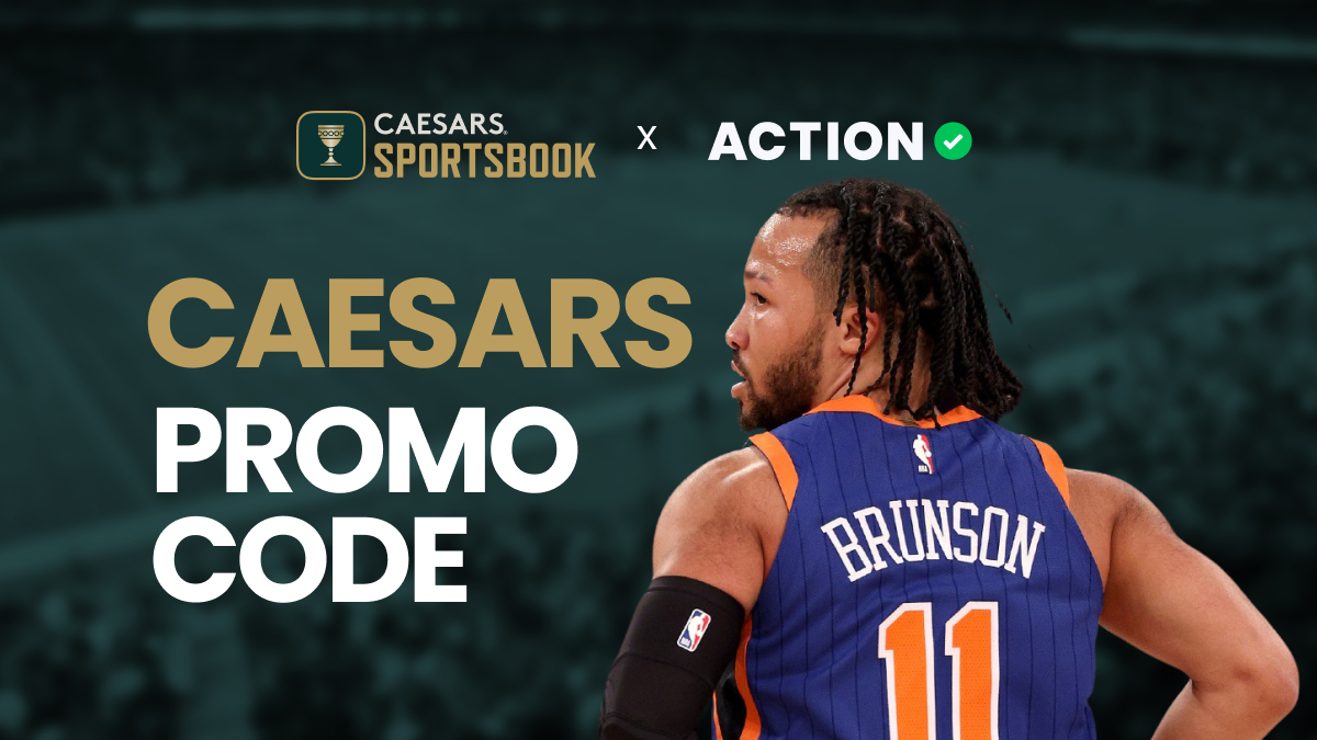 Caesars Sportsbook Promo Code ACTION41000: $1,000 Welcome Promo Available in 20+ States All Weekend Image
