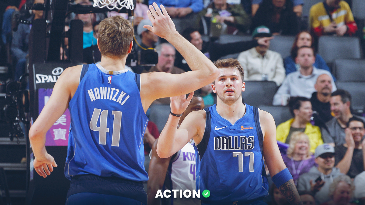 How a Dirk Nowitzki High-Five Could Lead to an Epic $98K Parlay Payout article feature image