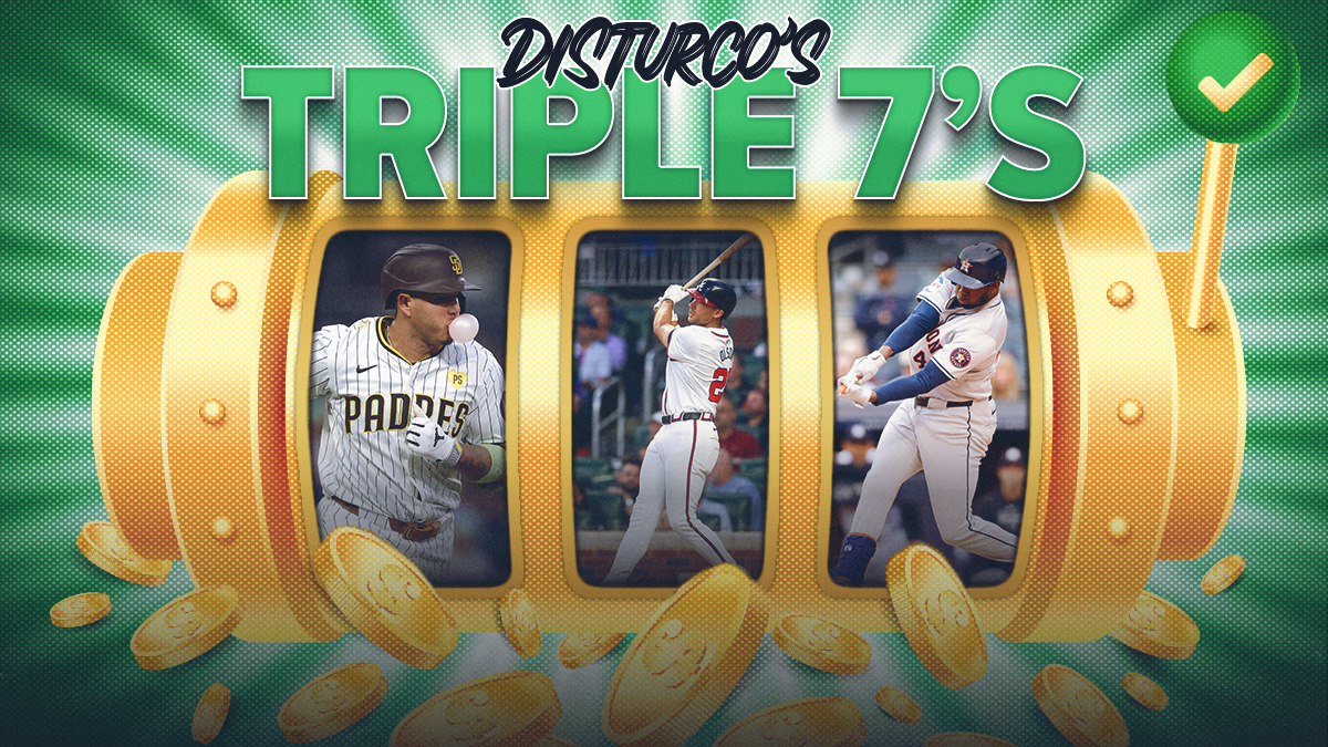 DiSturco's Triple 7s: HR Props for Manny Machado, Matt Olson & Yordan Alvarez Image