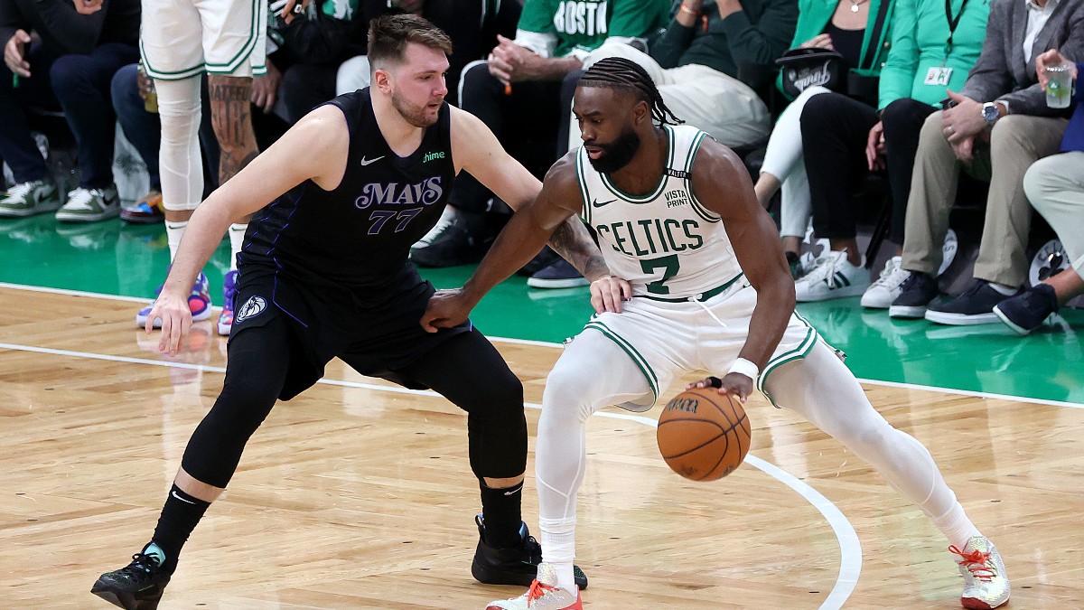 NBA Finals Game 2 Odds: Celtics Open as 7.5-Point Favorites Over Mavericks article feature image