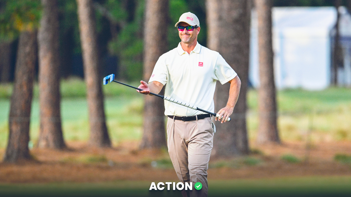 2024 Travelers Championship Data-Driven Pick for Round 1: Bet Adam Scott article feature image