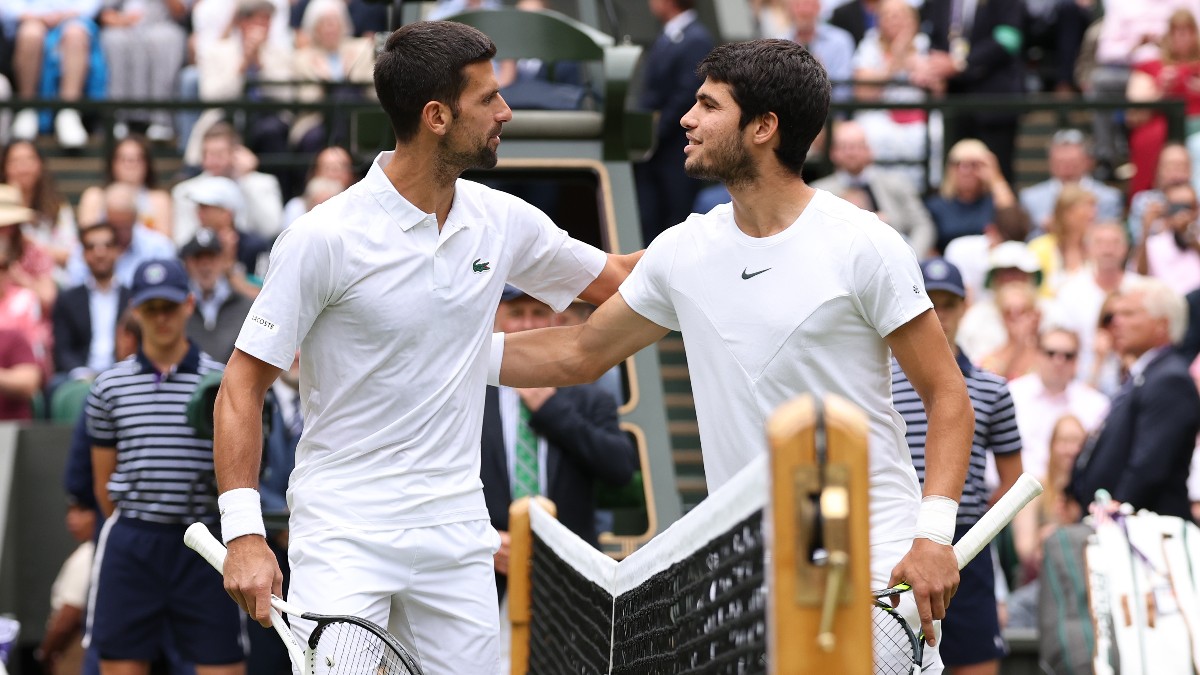 Wimbledon Title Odds: Alcaraz Favored Over Djokovic