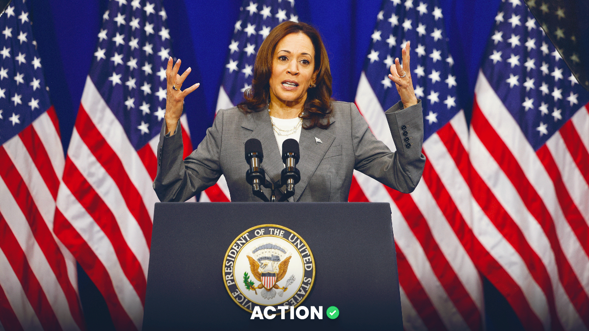 2024 Presidential Election Odds, Predictions: Kamala Harris is Now Favored Over Joe Biden article feature image