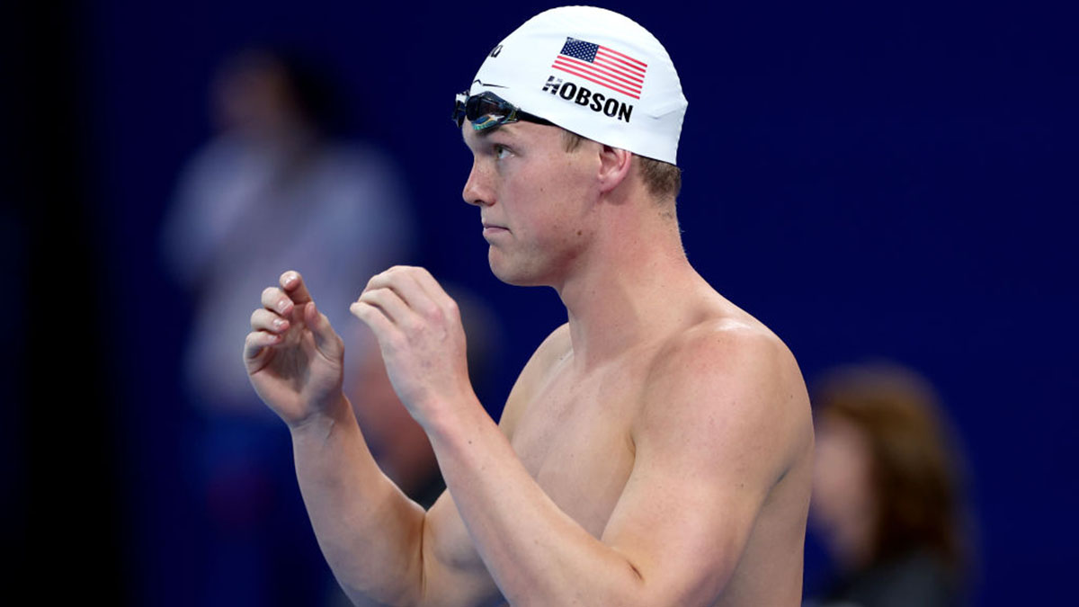 Men’s Swimming 200M Freestyle Final (2:40 p.m. ET): American Luke Hobson Among Favorites to Medal article feature image