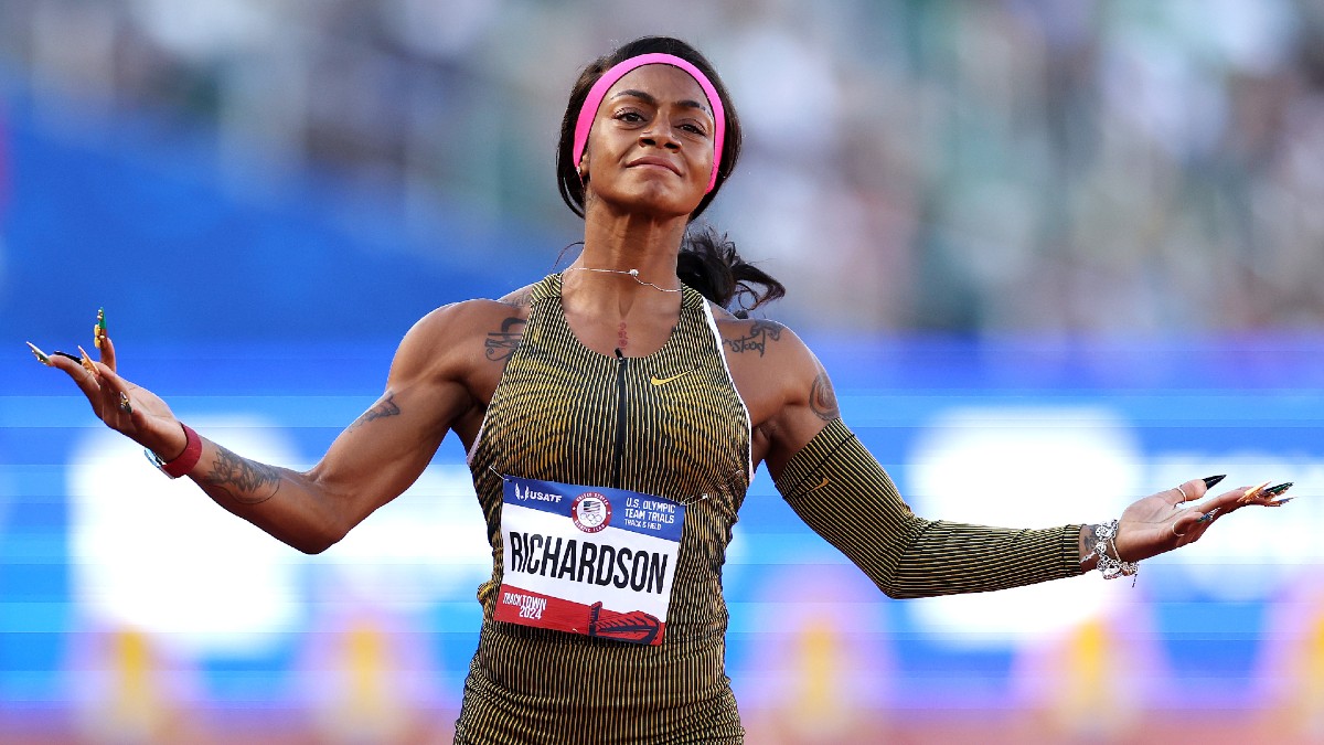 Richardson's 100m Gold Medal Odds Drop After Jackson Withdraws Image