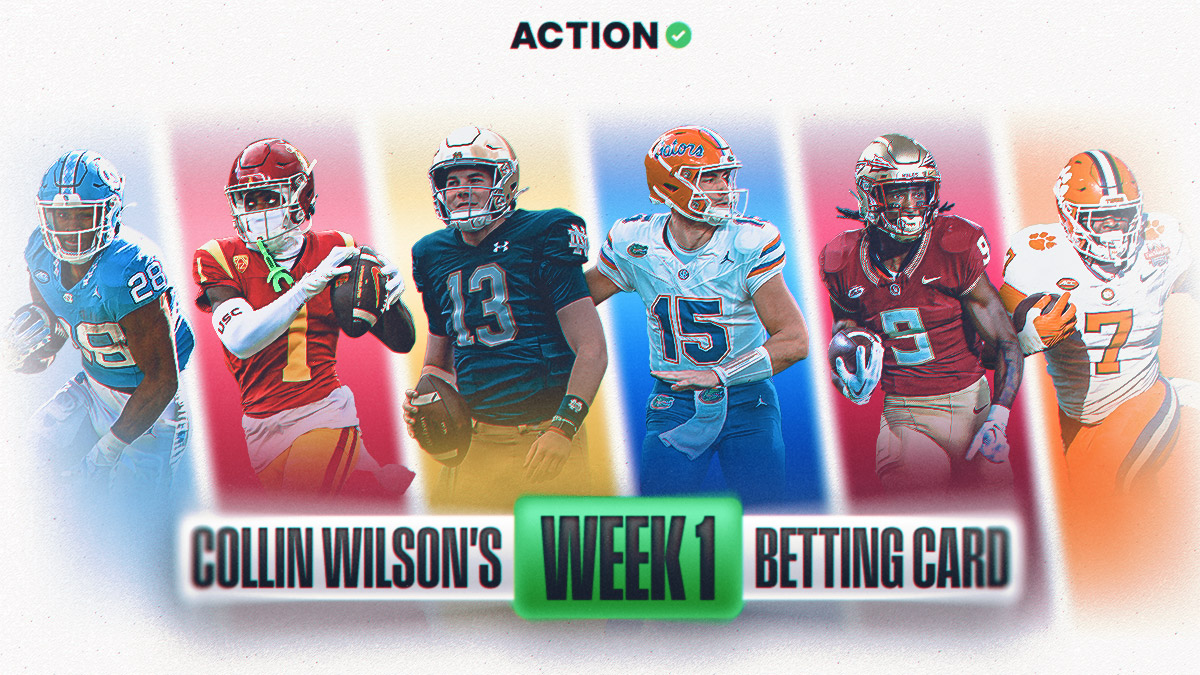 Wilson's Week 1 NCAAF Betting Card article feature image