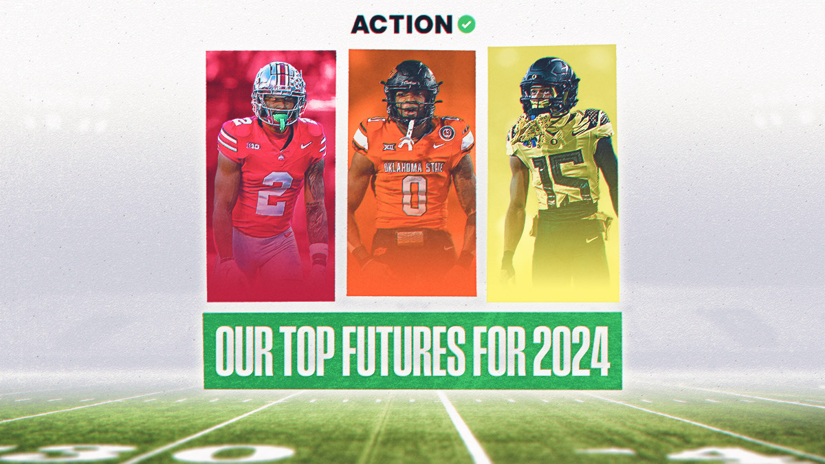 College Football Futures: Our Staff’s NCAAF Predictions for Notre Dame, Oregon, Oklahoma State & More article feature image