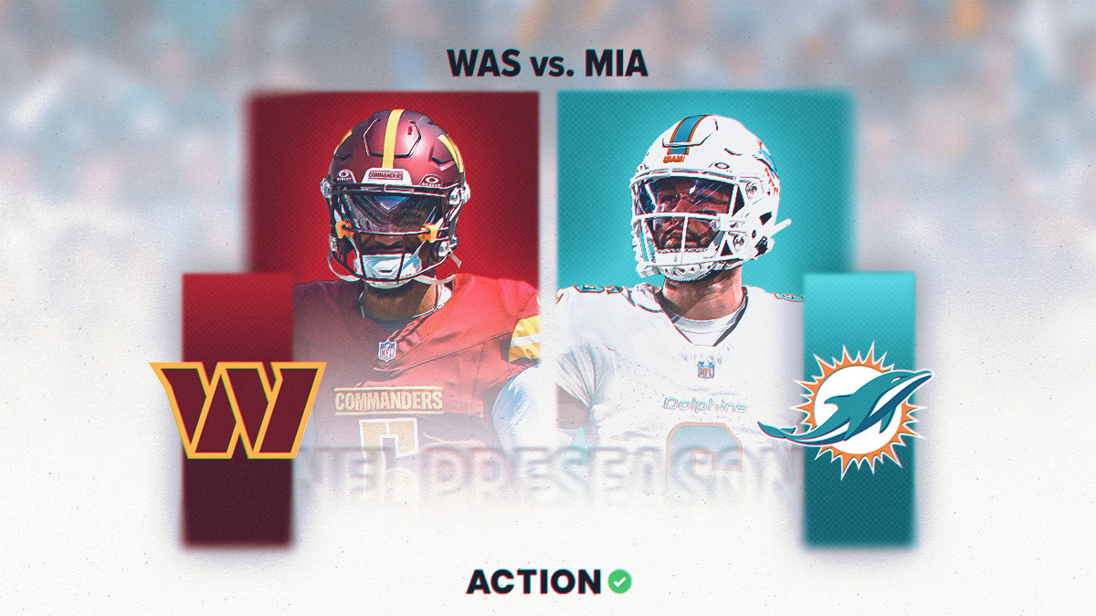 Commanders vs Dolphins Prediction: Bet the Home Favorite article feature image