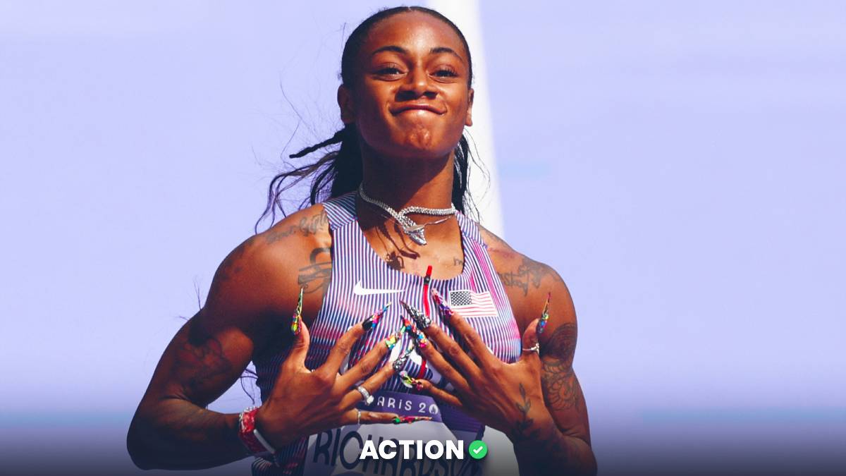 Richardson Wins Silver in 100-Meter Dash Image