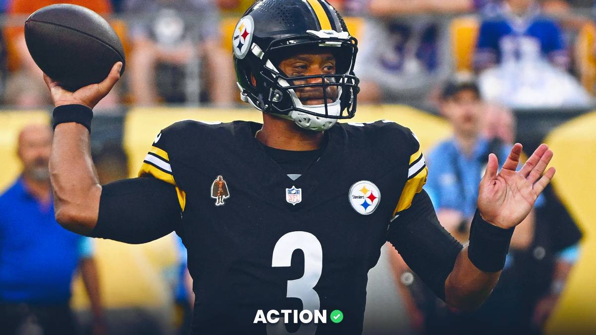 Steelers Win Total Odds: Russell Wilson, Justin Fields QB Battle Nearing End article feature image