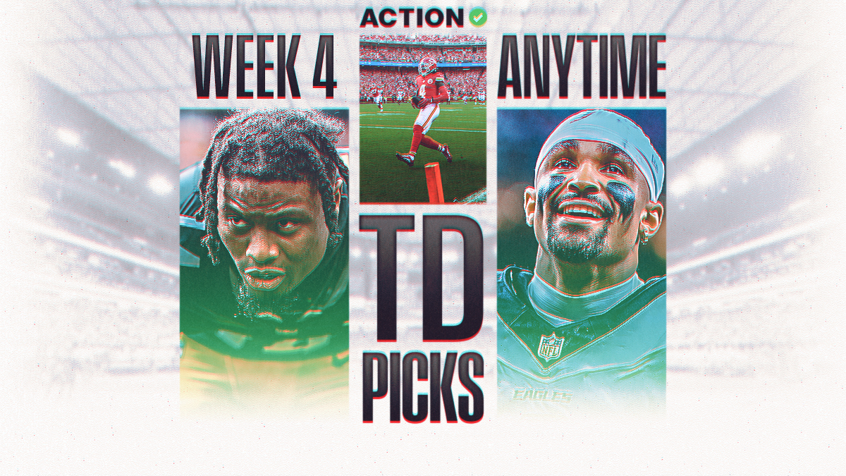 NFL Player Props for Anytime Touchdown Scorers on Sunday Week 4 article feature image