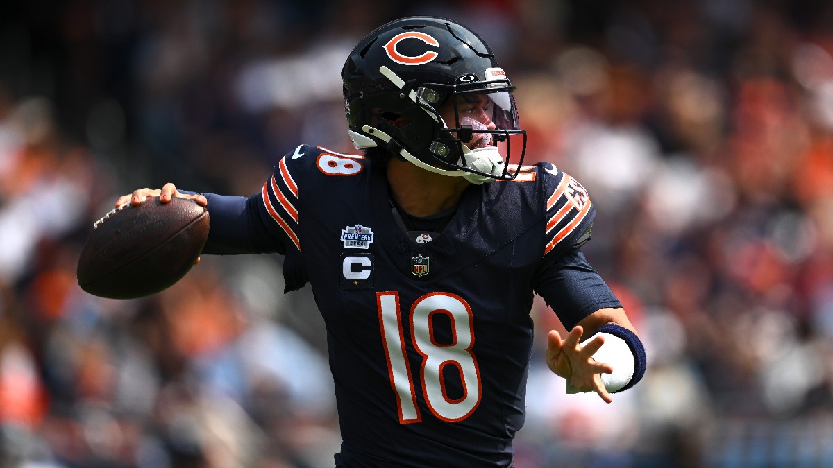 Caleb Williams Rookie of the Year Odds Dip After Struggling in Bears Win