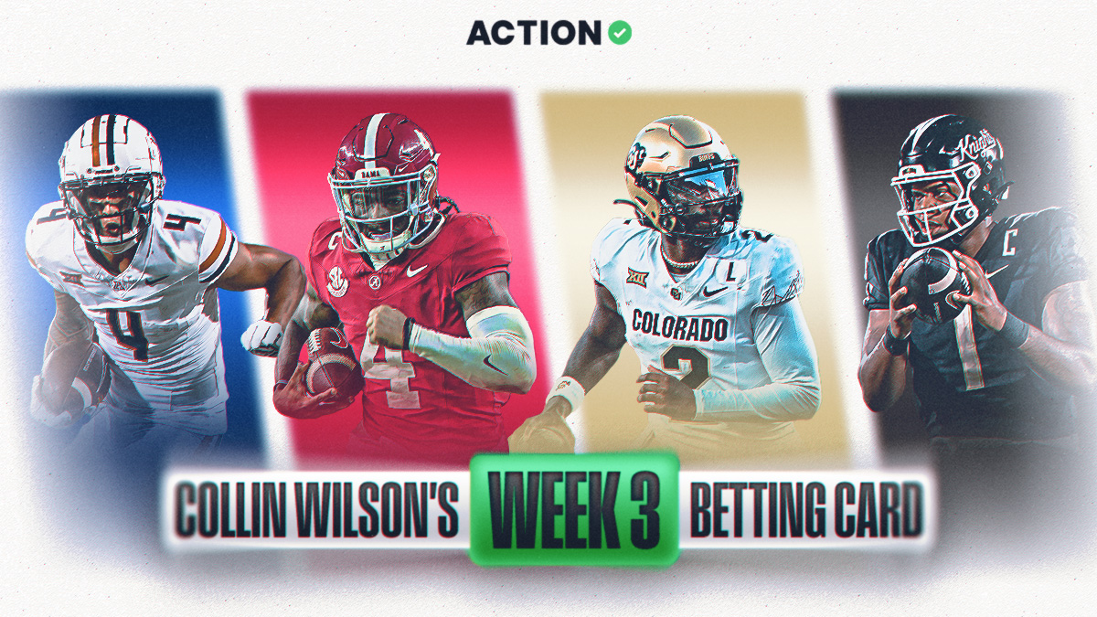 Collin Wilson's Week 3 NCAAF Betting Card Image