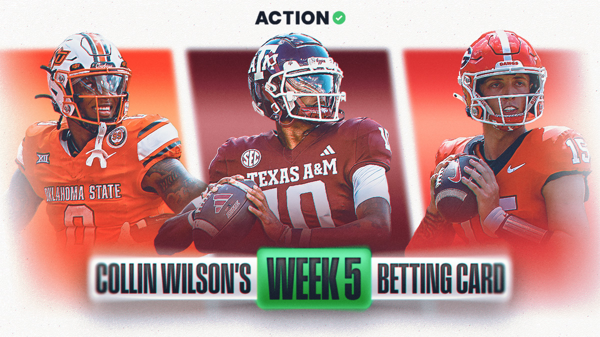 College Football Predictions, Picks: Collin Wilson’s Betting Card for NCAAF Week 5 article feature image