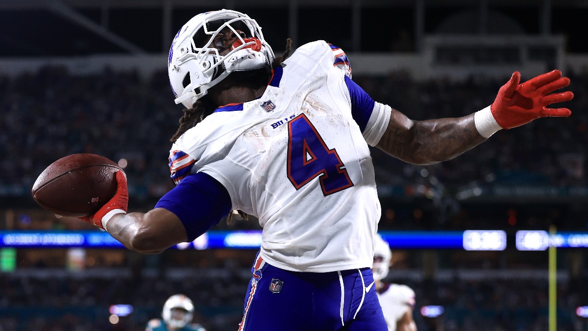 Bills' Cook Scores 3 First-Half TDs for +2800 Image