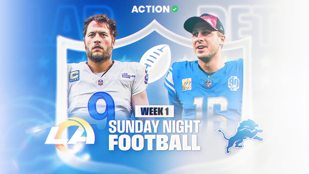 Rams vs. Lions Closing Odds, Lines & Stuckey's Preview for Sunday Night Football Week 1 Image