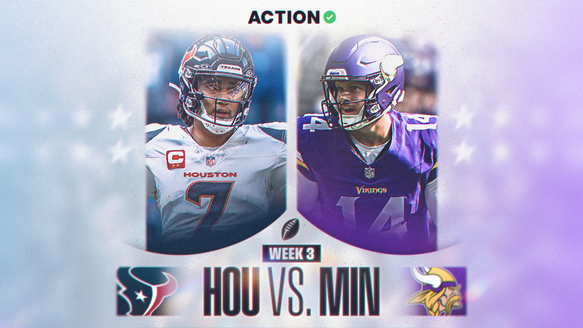 Texans vs. Vikings Prediction, Pick, Odds Image