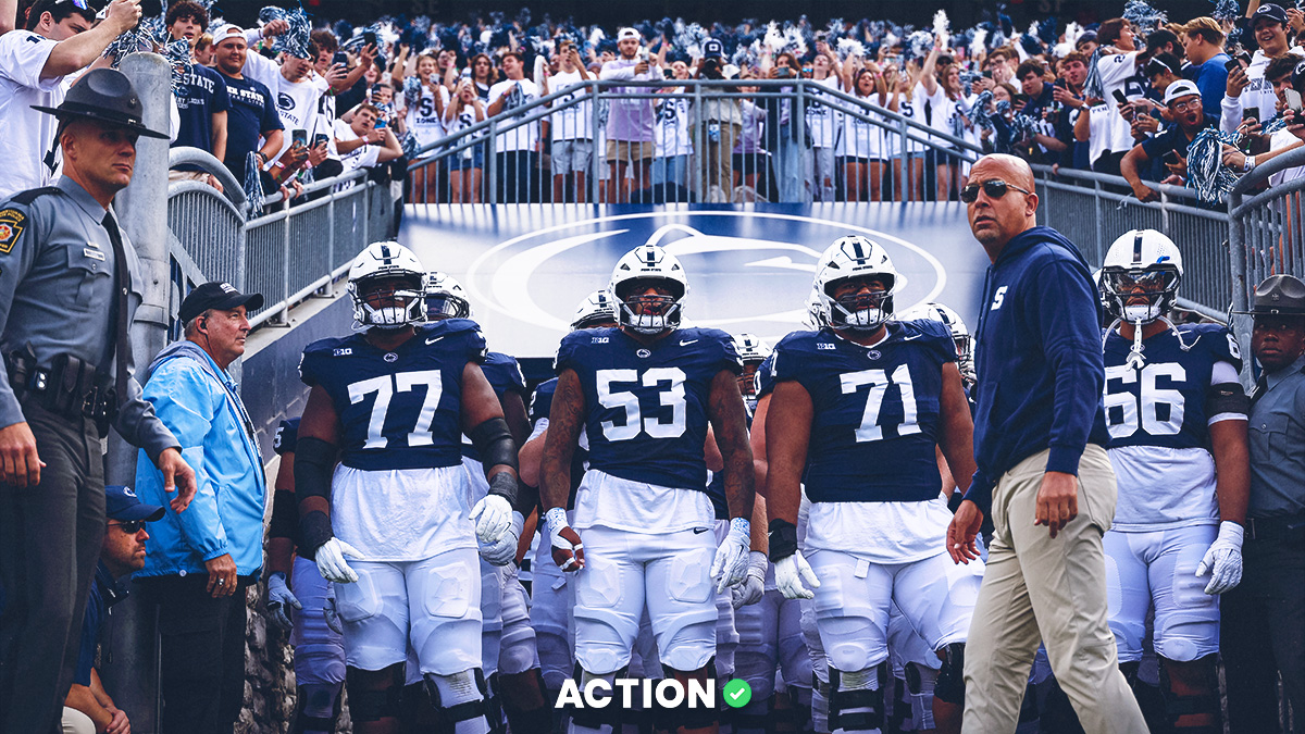 Saturday College Football Best Bets: Afternoon Picks for Kent State vs Penn State, Rutgers vs Virginia Tech & More article feature image