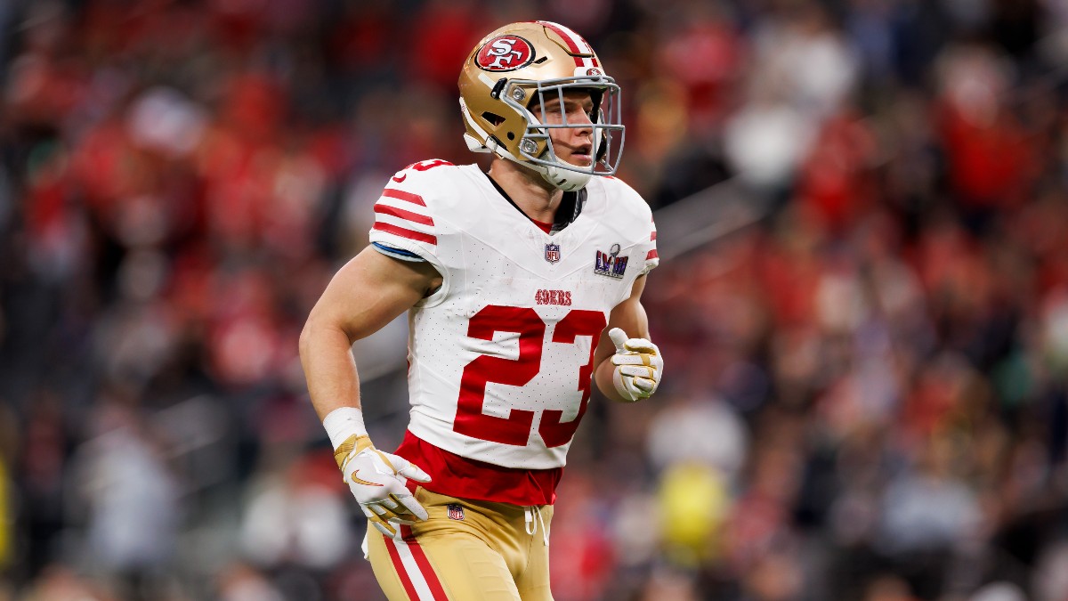 Christian McCaffrey Player Prop Pick For Jets vs 49ers Image