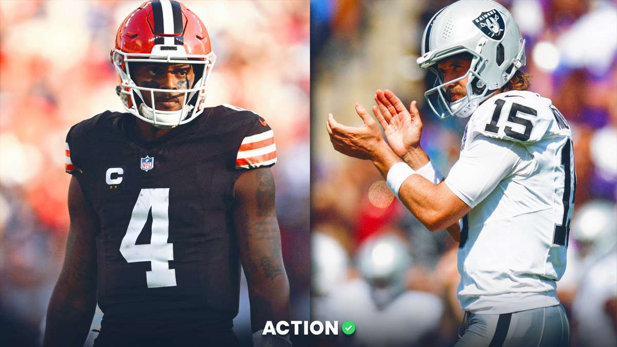 Browns vs Raiders Odds, Spread, Total | NFL Week 4 article feature image