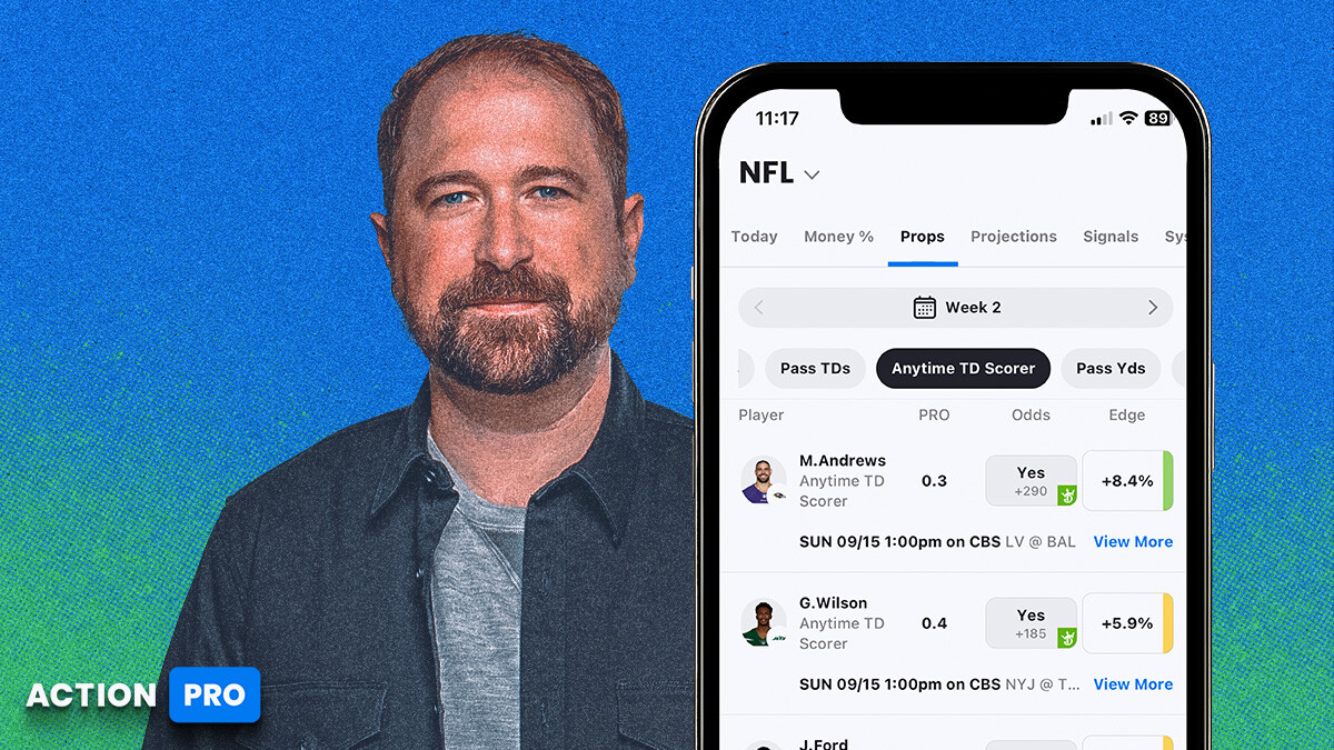 New Action PRO Feature! Sean Koerner’s NFL TD Projections & Top Edges article feature image