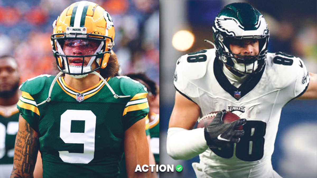 Packers vs Eagles Player Props, Anytime Touchdown Scorers: Christian Watson, Dallas Goedert