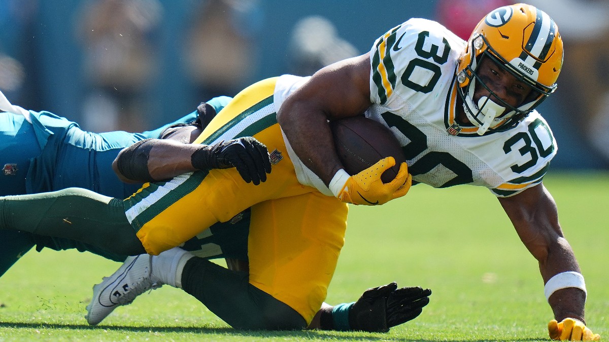 Packers Backers Suffer Bad Beat in Late Goal Line Slide vs. Jaguars article feature image