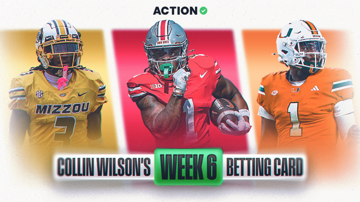 Week 6 College Football Picks, Predictions: Collin Wilson’s NCAAF Betting Card for Texas A&M vs Missouri, Cal vs Miami