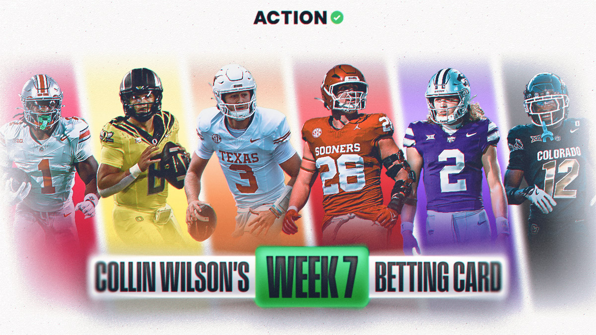 Collin Wilson's Expert College Football Betting Card for Week 7 Image