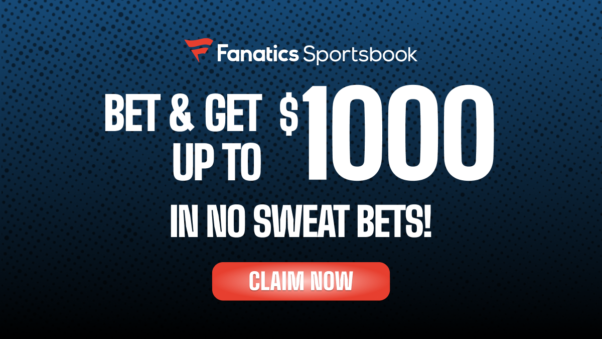 Fanatics Sportsbook Promo: Score Up to $1,000 in No Sweat Bets Over 10 Days for All Sports Image