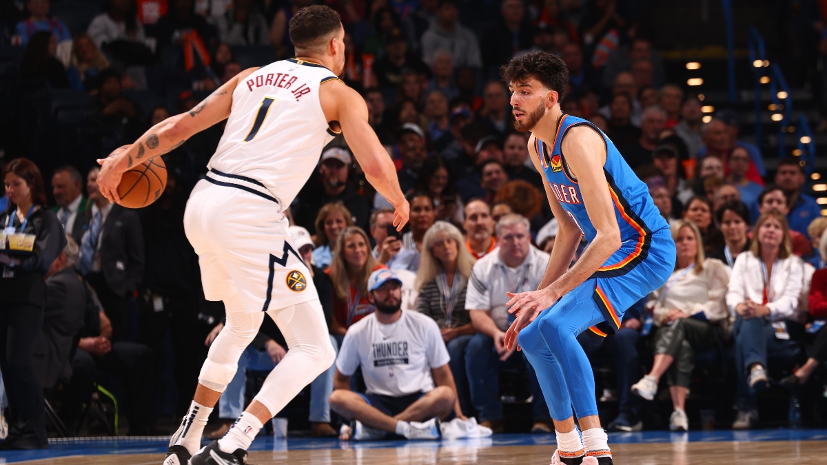 NBA Same-Game Parlay for Thunder vs Nuggets on Thursday, October 24 article feature image