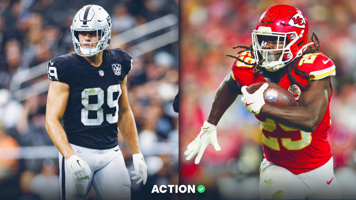 NFL Player Prop Picks Today for Brock Bowers, Kareem Hunt