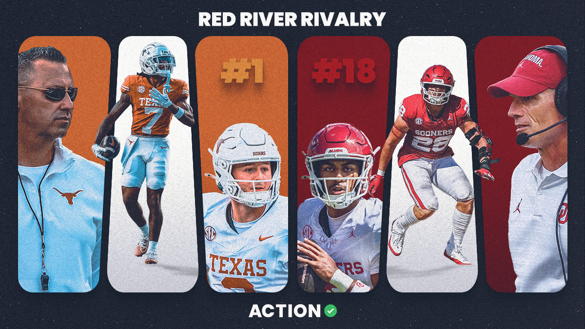 Oklahoma vs. Texas Odds, Picks, Predictions: Red River Rivalry Best Bets for Over/Under, Spread article feature image