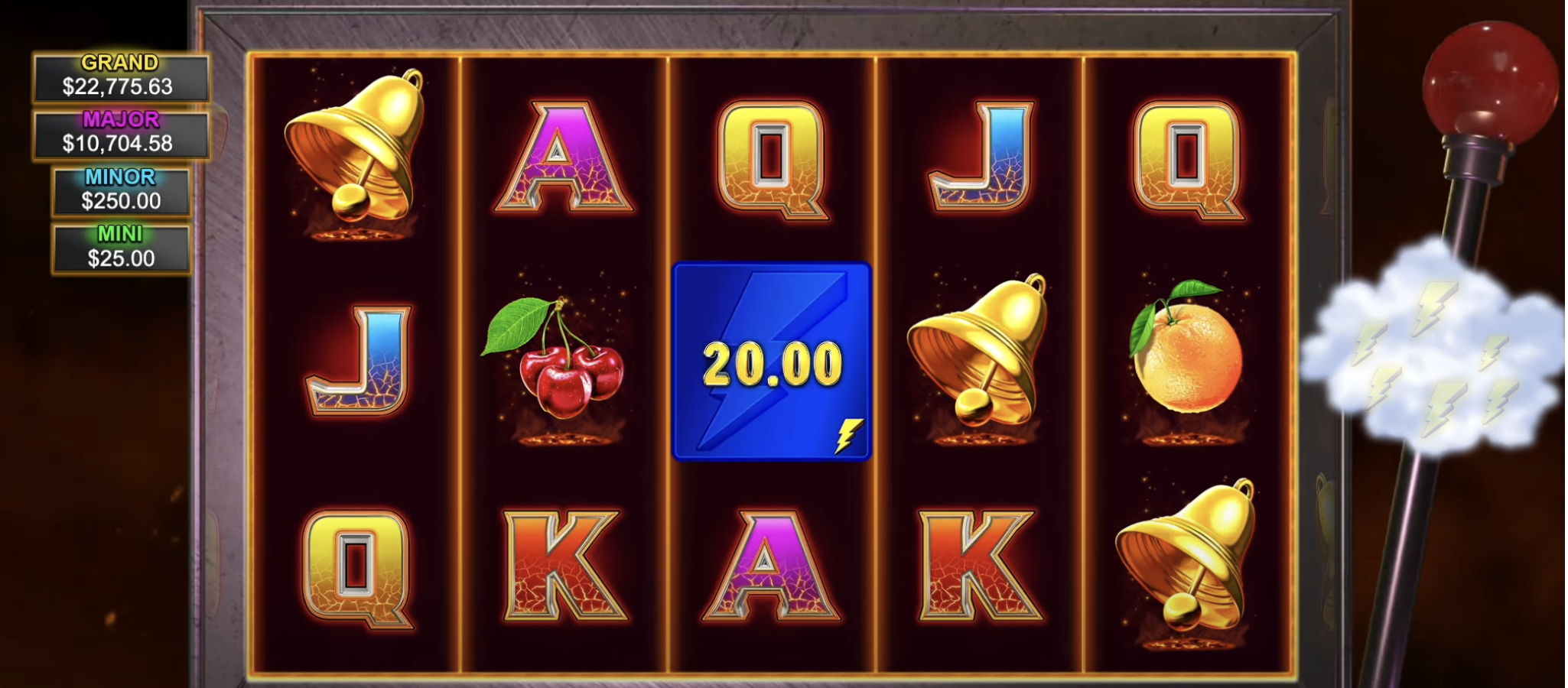 the thundering blaze slot machine