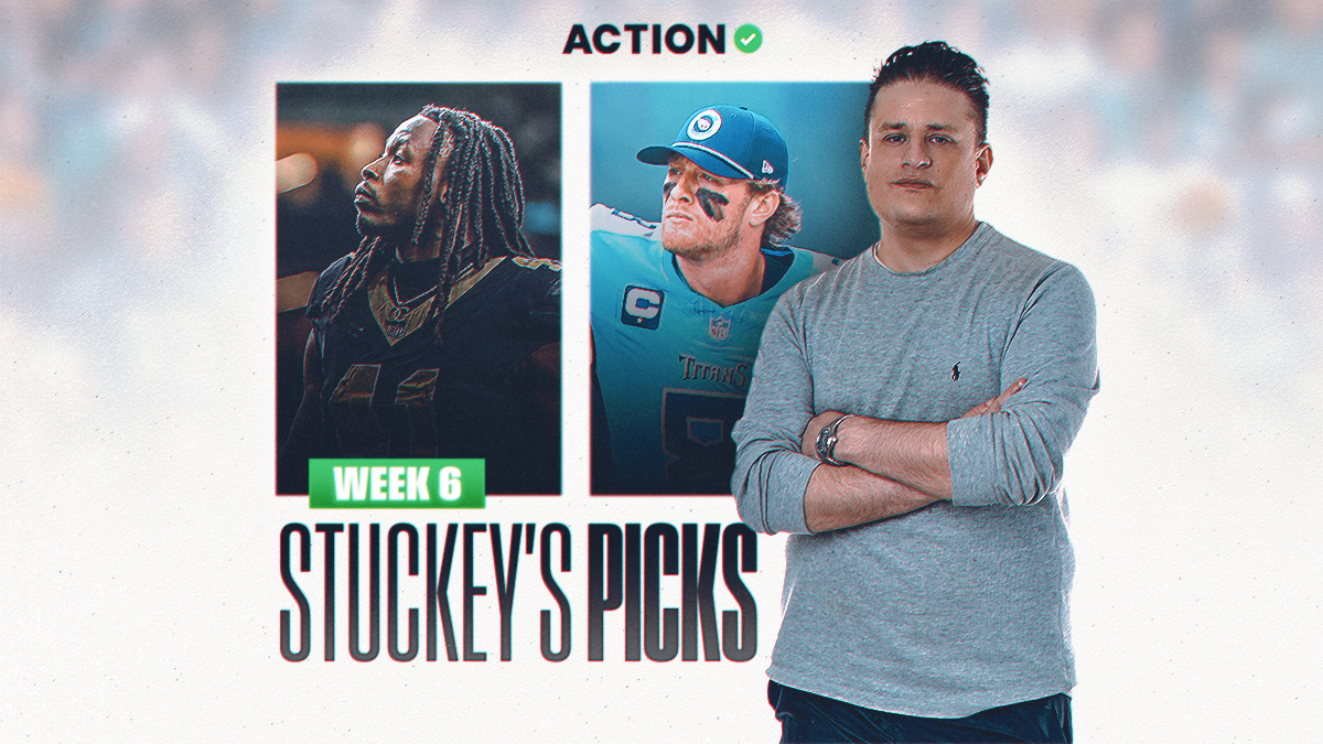 Stuckey's NFL Week 6 Betting Card Image