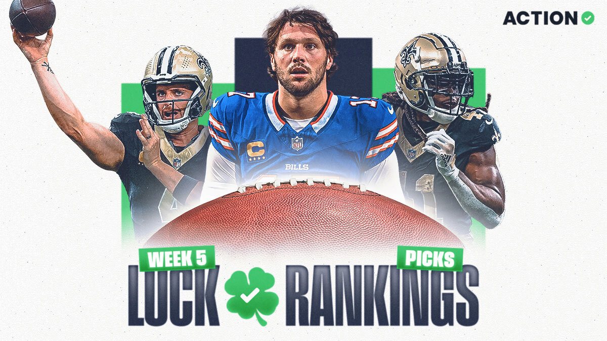 NFL Luck Rankings, on 11-1-1 Run, Has Pick on Saints vs. Chiefs Tonight