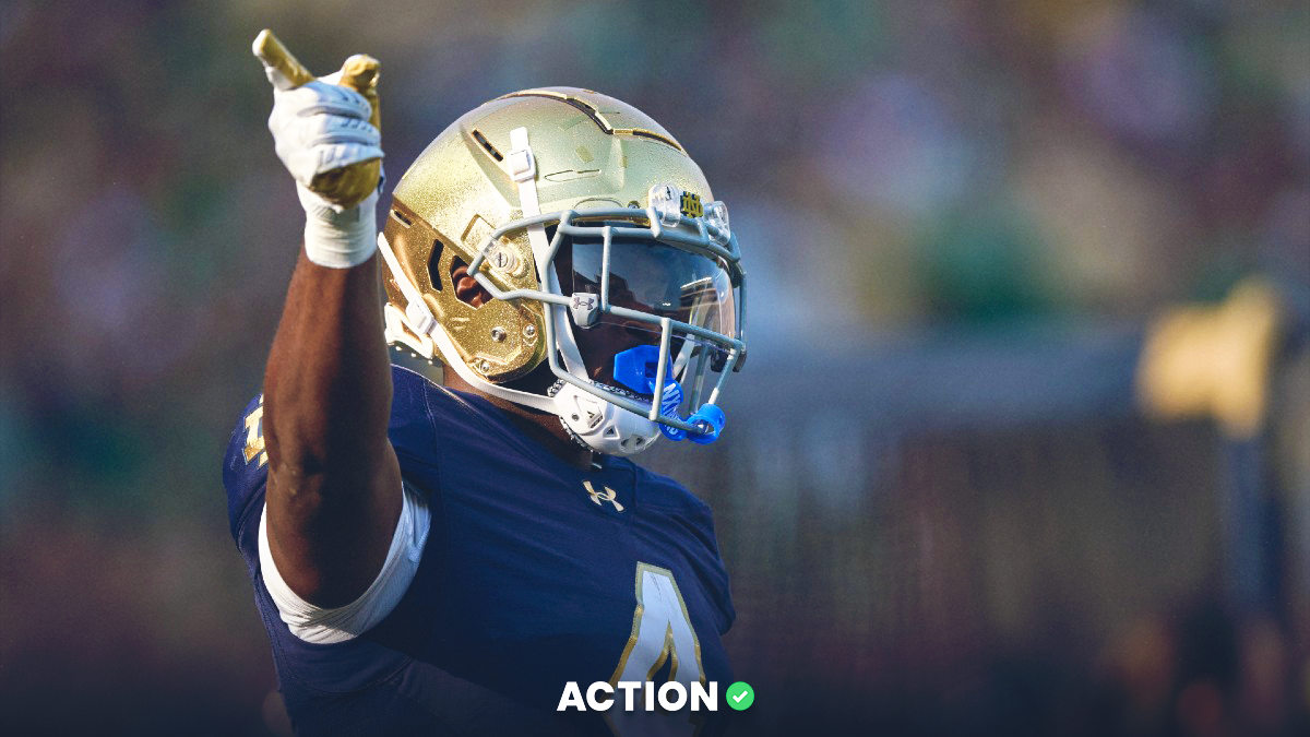 Notre Dame vs. Navy Prediction: 2 Bets for Top-25 Clash article feature image