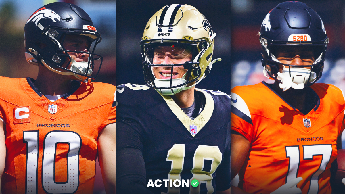 Broncos vs. Saints Player Props for Spencer Rattler, Bo Nix, Devaughn Vele article feature image