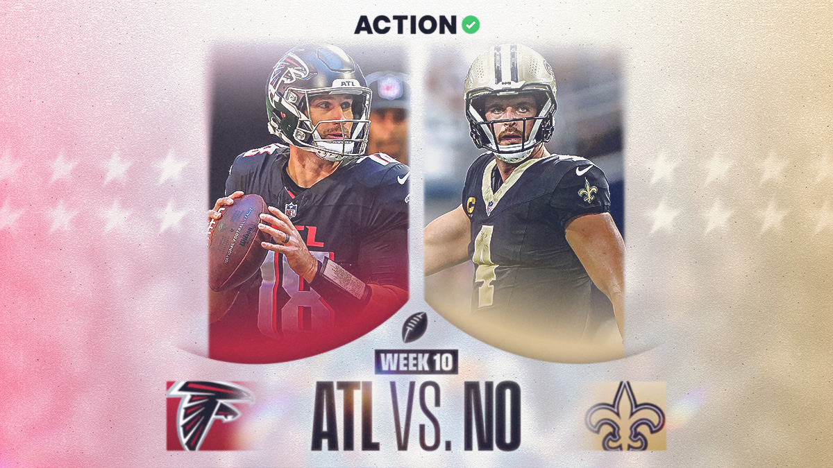 Falcons vs. Saints Prediction, Picks, Odds, Best Bets — NFL Week 10 Image